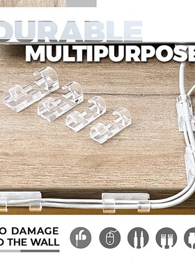 25pcs Finisher Wire Clamp Self-adhesive Car Wire Clip Fixer