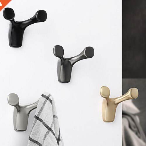 Wall-Mounted Clothes Hook Bathroom Coat Hook Bedroom Robe Ho
