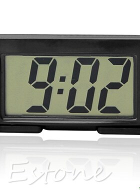 Interior Car Auto Desk Dashboard Digital Clock LCD Screen Se