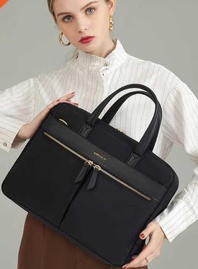 Women Lap Briefcase Computer Bag Business Document Organi