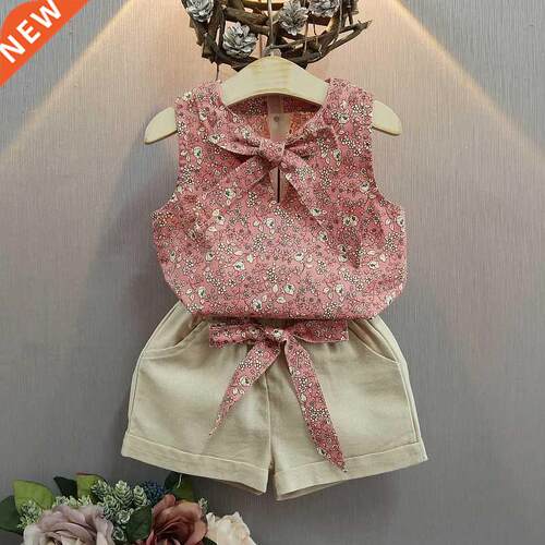 Girls Clothing Sets 2019 Summer Cotton Ve Two-piece Sve