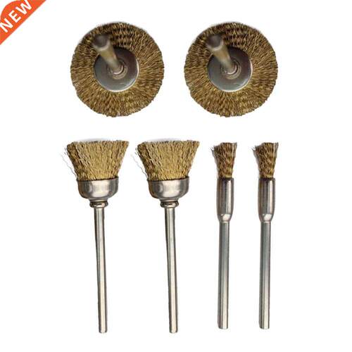 6Pcs Steel Wire Brushes Gap Cleaning Rust Removal Brush Die