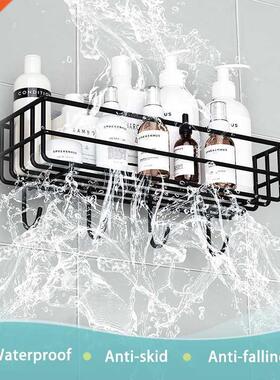 Bathroom Shelf Shampoo Storage Rack Bath Hanging Basket Iron