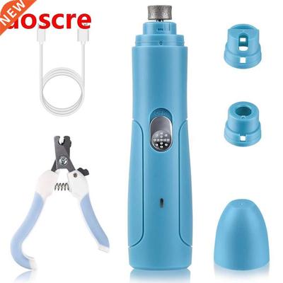 Pet Nail Grinder Rechargeable USB Dog Nail Clippers Painless