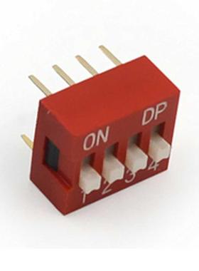 10 Pcs 2 Row 8 Pin 4P Positions 2.54mm Pitch DP Switch Blue