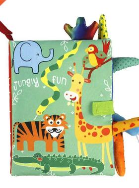 0-36M Baby Early Learning Toy Tail Cloth Book Parent-child I