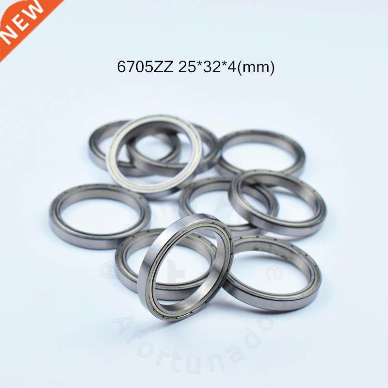 10pcs 6705ZZ 25*32*4(mm)  chrome steel Metal Sealed High sp