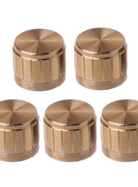 5Pcs 21X17mm Aluminum Roty Control Potentiometer Knob Elec