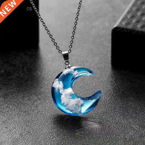 Clouds Of Heaven Resin Necklace Creative Handmade Jewelry Bl