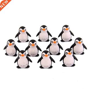 10Pcs Miniature Penguin Figurine Fairy Garden Landscape Gard