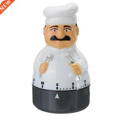 Funny Uncle Chef Kitchen Timer Plastic Mechanical 60 Minutes