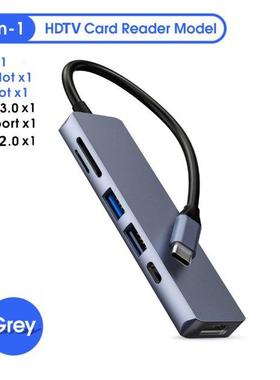 High Speed 5Gbps USB C HUB with PD 3.0 100W Fast Charger 6 i