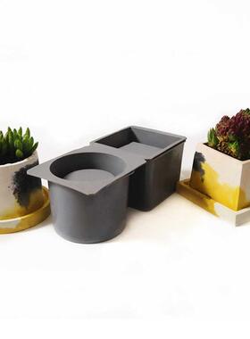 Silicone Planter Molds Concrete Terrazzo Pot Molds Reusable