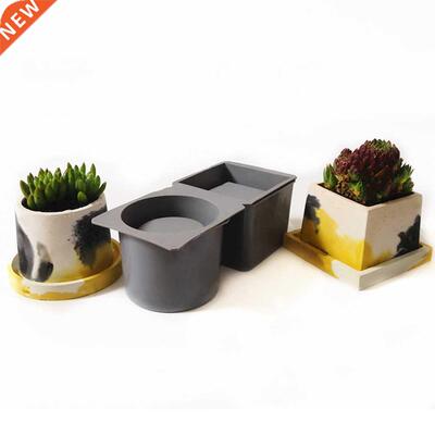 Silicone Planter Molds Concrete Terrazzo Pot Molds Reusable