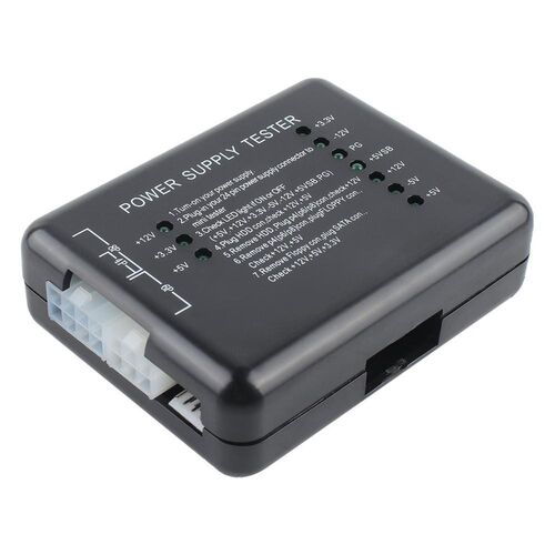 Power Supply Tester Checker LED 20/24 Pin for PSU ATX SATA H