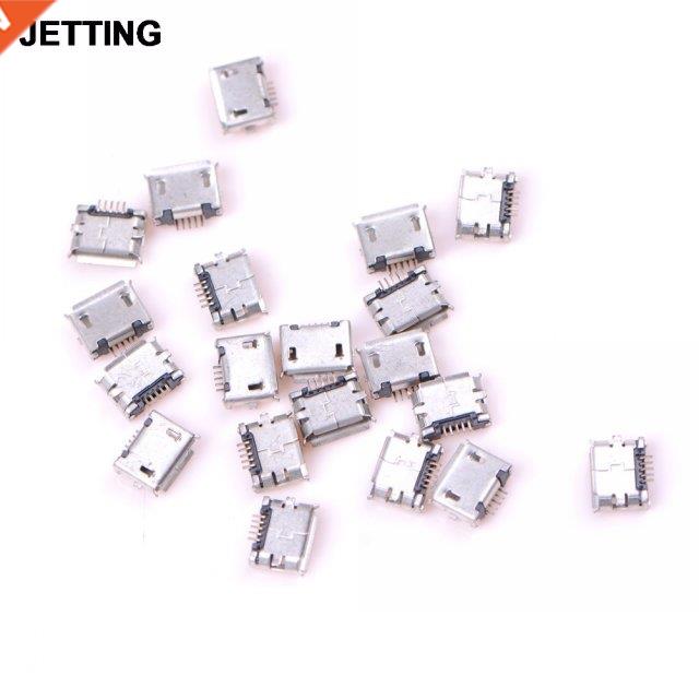 IMC 20 Pcs Micro USB Type B Female Socket 5-Pin SMD SMT Sold