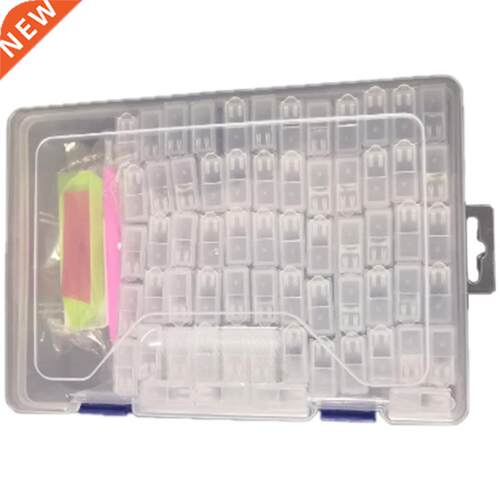 64 Grids Diamond Painting Tools Kits Storage Box Beads Earri
