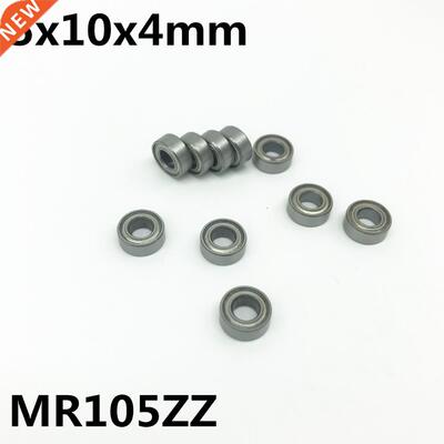 50Pcs MR105ZZ 5x10x4 mm Deep Groove Ball Bearing Miniature B
