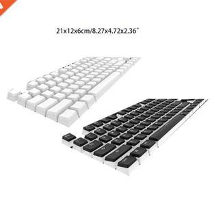 K1KF 104 Keys Pudding Keycaps OEM Profile Double Shot PBT Ba