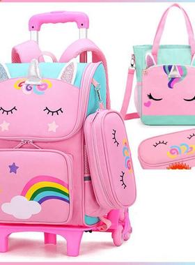 School Trolley Bag For Girls School Trolley Bag For Kids wit