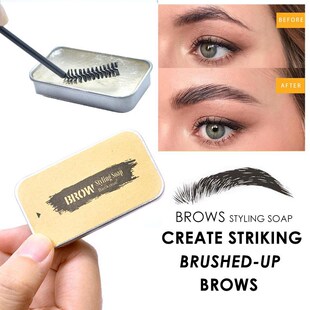 1PC 3D Feathery Brows Eyebrow Soap Makeup Brows Shaping Kit