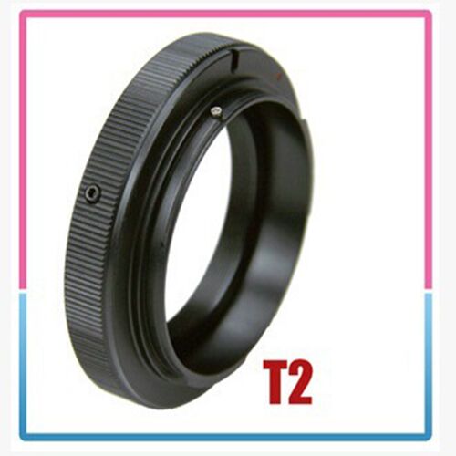 T2 T Mount to  Canon EOS T2-EOS Ring lens Adapter 5D 7D 50D