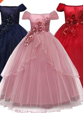 Children Wedding Dress Girls First Holy Communion Formal Lon