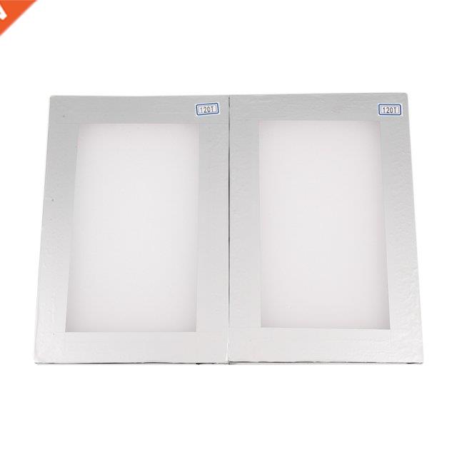 2Pcs A4 Screen Printing Aluminum Frame Stretched 120T Silk S
