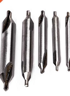 5pcs HSS Center Drill Bit 60 Degree Combined Countersink Spo