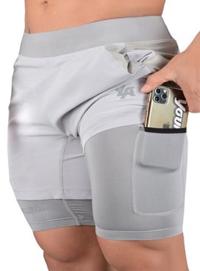 New running shorts summer men's gym fitness bodybuilding tra