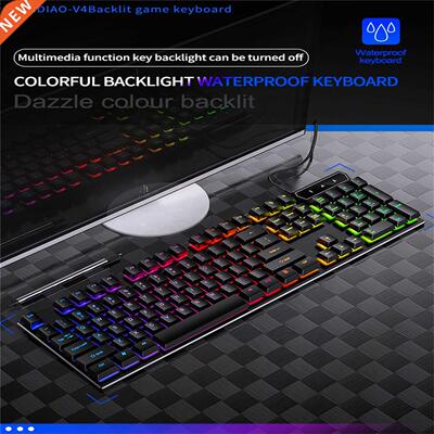 Gaming Keyboard Computer Keyboard Gamer Ergonomic USB PC Key