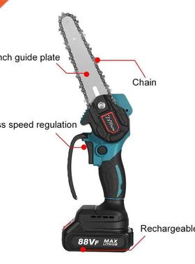 KiWarm 6 Inch 3000W 88V Mini Pruning Saw Electric Chainsaws