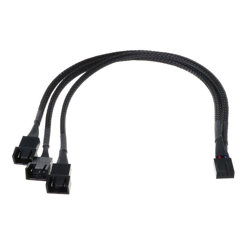 0CM 4Pin to  Ways Y Splitter Cable Fan 4 Pin to x4Pin/Pi