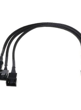 0CM 4Pin to  Ways Y Splitter Cable Fan 4 Pin to x4Pin/Pi