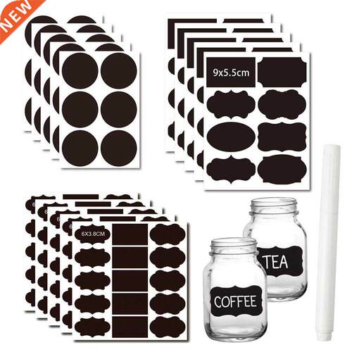 20-100pcs/Set Chalkboard Labels Spice Sticker Organizer Labe