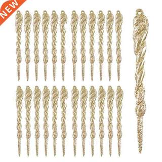 Icicle Ornaments, 25Pcs 5.12 Inch Christmas Tree Decorations