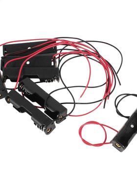 7 x Black + Red Wres Holder Box box for 1 x 1.5V AAA batter