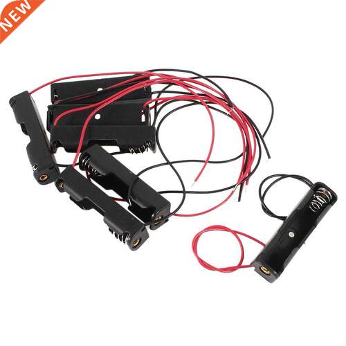 7 x Black + Red Wres Holder Box box for 1 x 1.5V AAA batter
