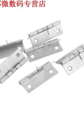 6x Huis Lade Deur Lente Butt Scharnieren 50x37mm Zilver