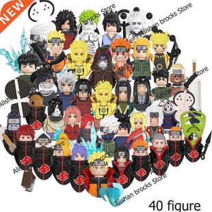 Naruto Sasuke Kakashi Akatsuki bricks Building Blocks Anime