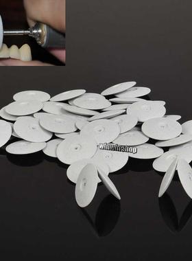 50pcs Dental Lab Polishing Wheels Burs Silicone Polishers Di