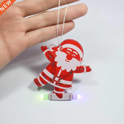 DIY Snt Clus Christms Decortion Ornment Music Kit with
