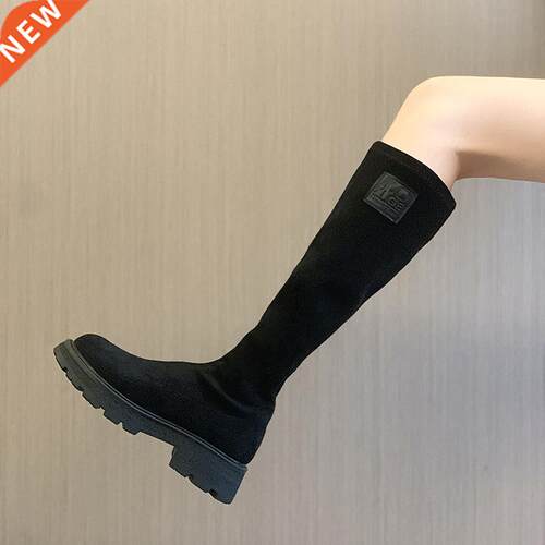Fashion Over The Knee Women Stch Orange Green Pink Boots 202