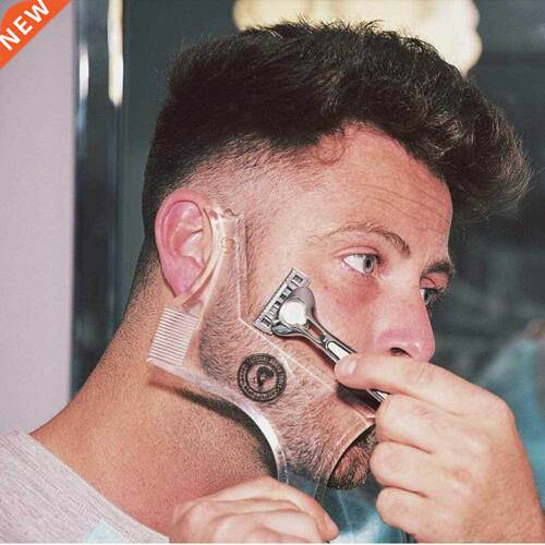 Men Beard Comb Hairdressing Beard Care Transparent Appearanc