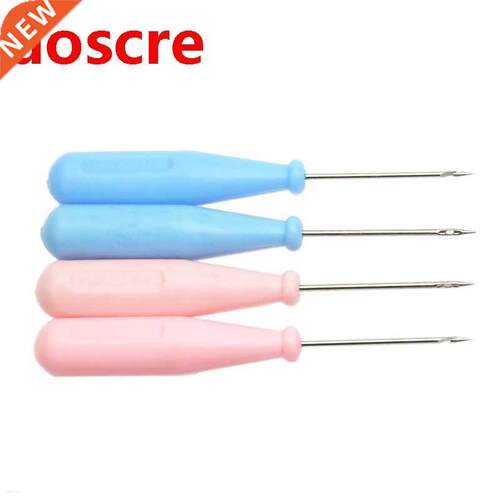 Sewing Awl Shoes Bags Hole Hook Handmade Leather Tool Plast