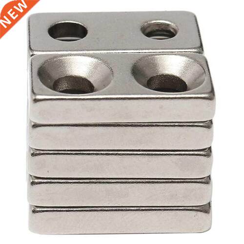 10pcs N35 Grade Strong Block Countersunk Magnet Neodymium Ma