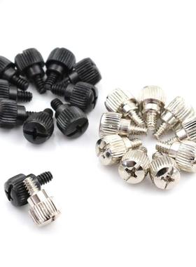 10pcs M3.5 6 #-32 Computer Case Screws Black Or Nickel Compu