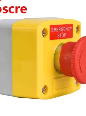 Red Sign Emergency Stop Push Button Switch IP65 Waterproof S