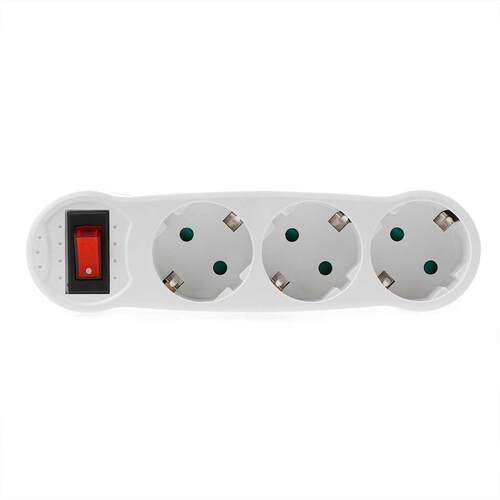 New 16A European Type Conversion Plug 1 TO  Way EU Standard