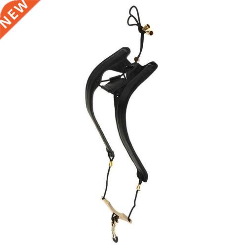 Adjustable Leather Saxophone Shoulder Neck Strap with Buckle